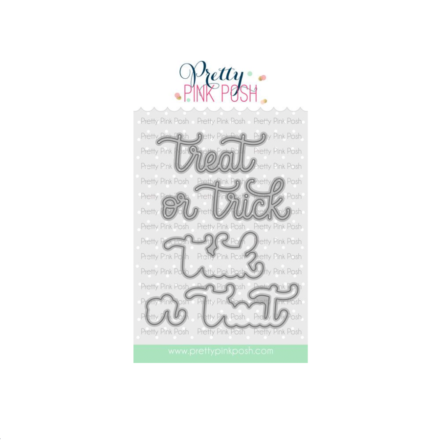 Pretty Pink Posh Trick or Treat Shadow Dies