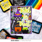 Pretty Pink Posh Trick or Treat Shadow Dies cauldron