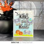 Pretty Pink Posh Trick or Treat Shadow Dies spiders