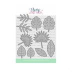 Pretty Pink Posh Tropical Leaves Dies