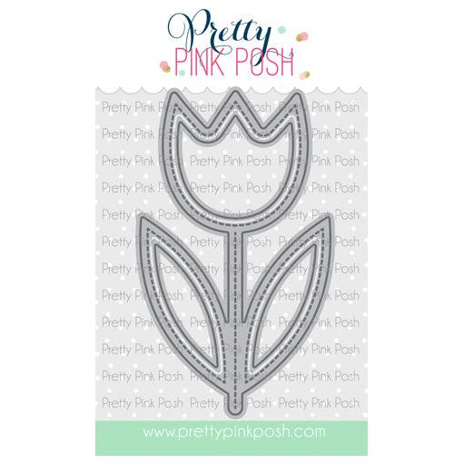 Pretty Pink Posh Tulip Shaker Dies