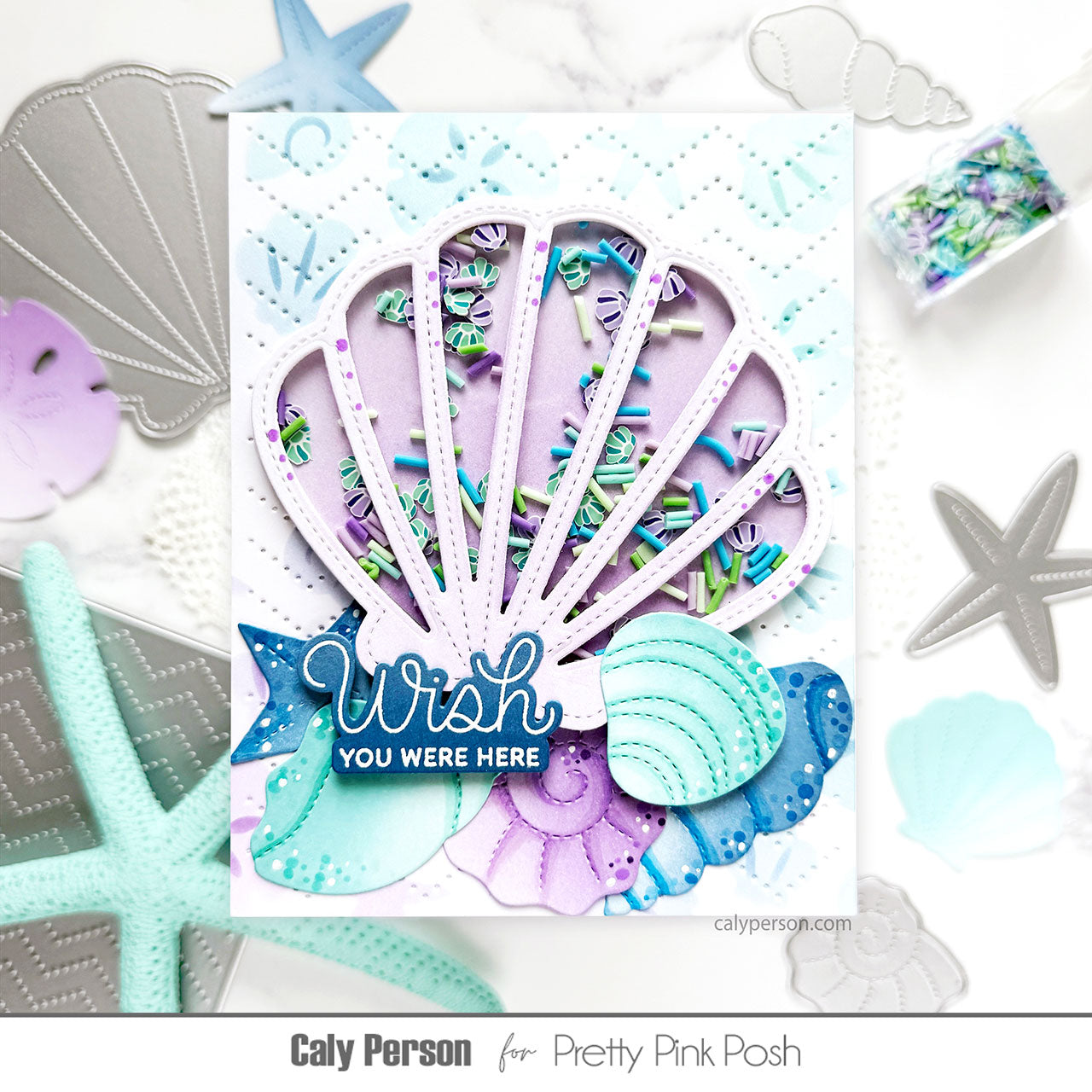 Pretty Pink Posh Underwater Clay Confetti miss you | color-code:ALT01