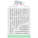 Pretty Pink Posh  Upright Greetings Birthday Clear Stamps