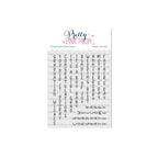 Pretty Pink Posh Upright Greetings Occasions Clear Stamps