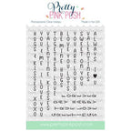Pretty Pink Posh Upright Greetings Valentine Clear Stamps