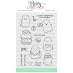 Pretty Pink Posh Valentine Ghost Friends Clear Stamps