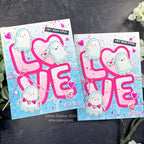 Pretty Pink Posh Valentine Ghost Friends Clear Stamps boo | color-code:ALT02