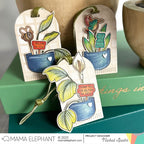 Pretty Pink Posh Valentine Hearts Clay Confetti plant tags | color-code:ALT03