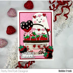 Pretty Pink Posh Valentine Holder Additions Dies shaker card