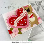 Pretty Pink Posh Valentine Holder Additions Dies sweet hearts | color-code:ALT05
