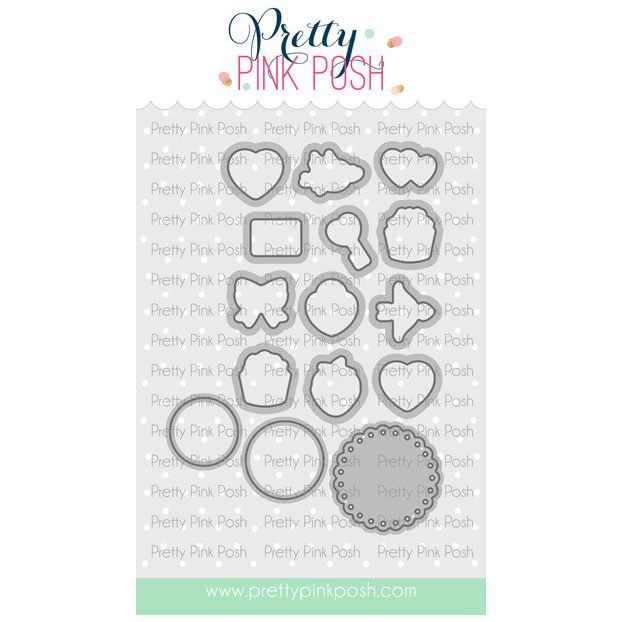 Pretty Pink Posh Valentine Icons Dies