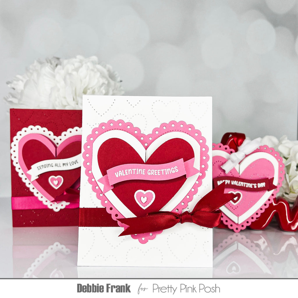 Pretty Pink Posh Valentine Word Scenes Clear Stamps valentine greetings | color-code:ALT01