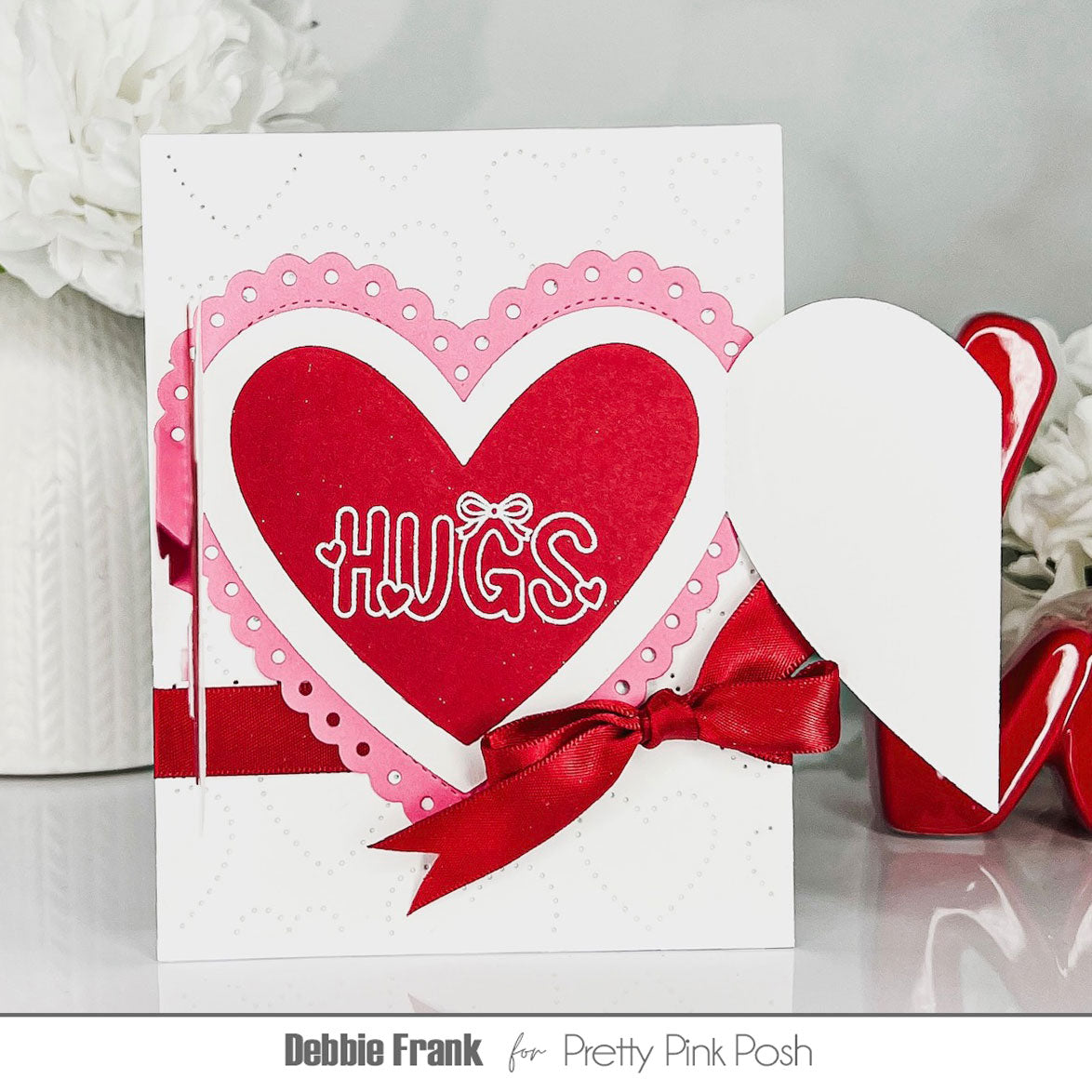 Pretty Pink Posh Valentine Word Scenes Dies hearts