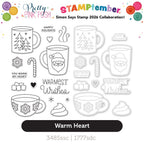 Pretty Pink Posh Warm Heart STAMPtember Exclusive Stamps And Dies