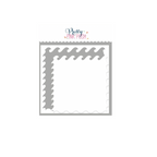 Pretty Pink Posh Waves Edges Stencil