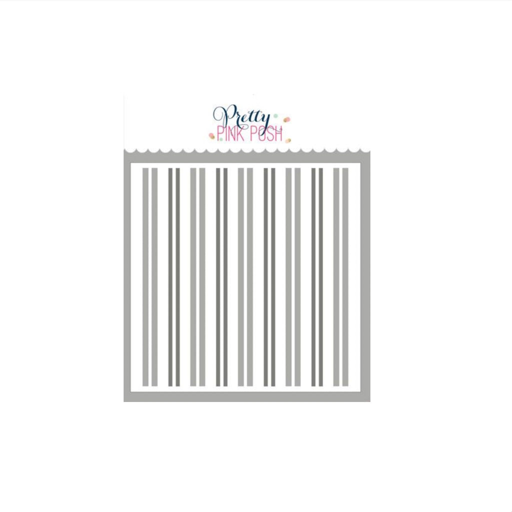 Pretty Pink Posh Windowpane Plaid Stencils
