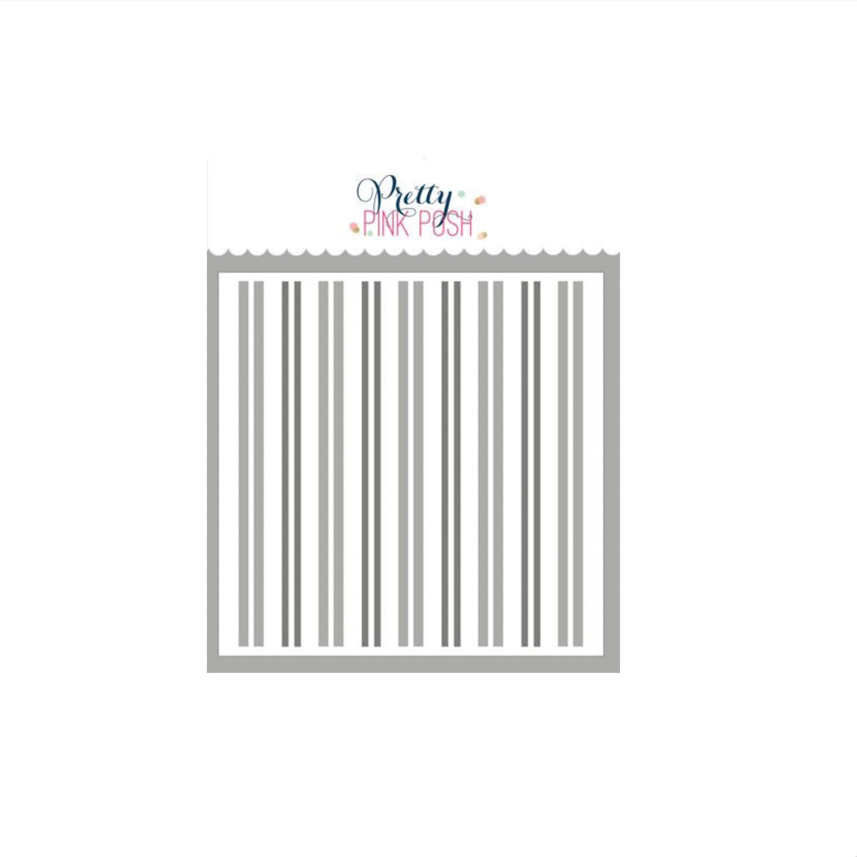 Pretty Pink Posh Windowpane Plaid Stencils