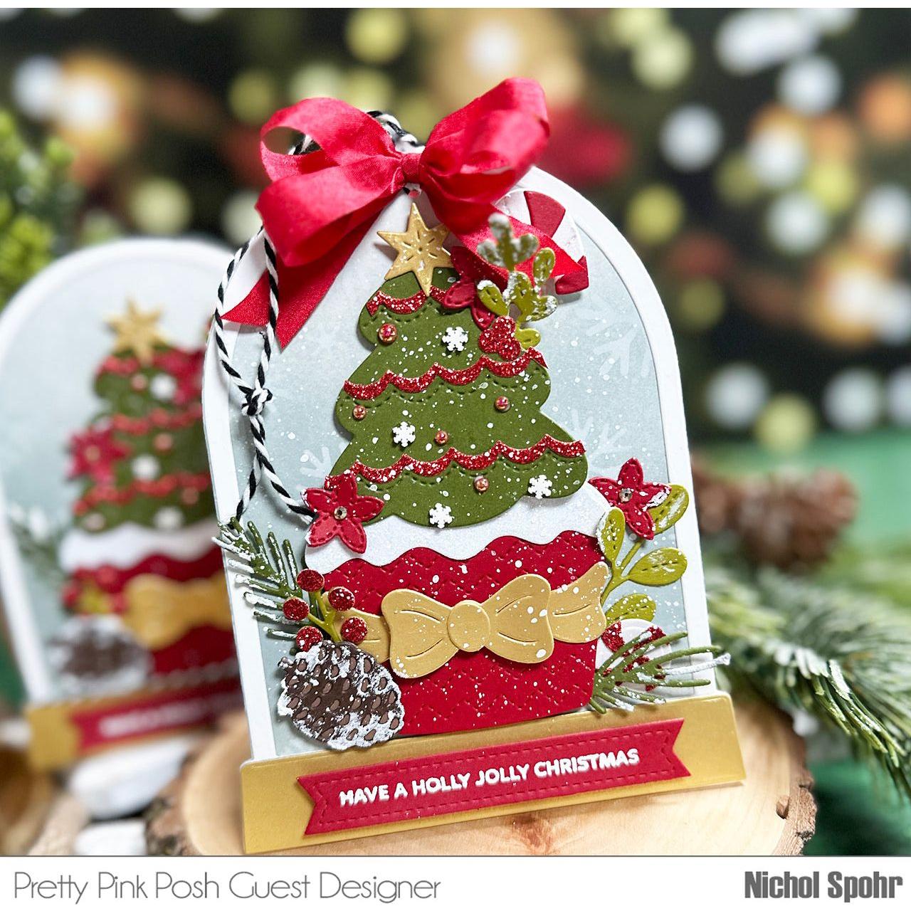 Pretty Pink Posh Winter Greetings Clear Stamps tag | color-code:ALT02