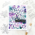 Pretty Pink Posh Winter Script Die watercolor | color-code:ALT01