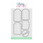 Pretty Pink Posh Winter Tags Clear Stamp and Die Set image 
