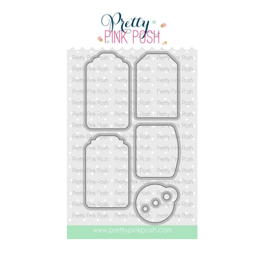 Pretty Pink Posh Winter Tags Dies