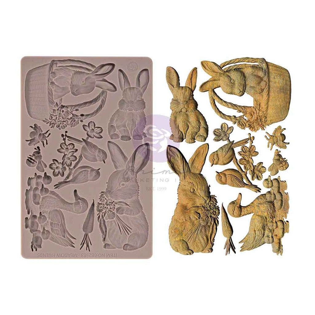Prima Marketing Among The Wildflowers Garden Friends Mould 682583