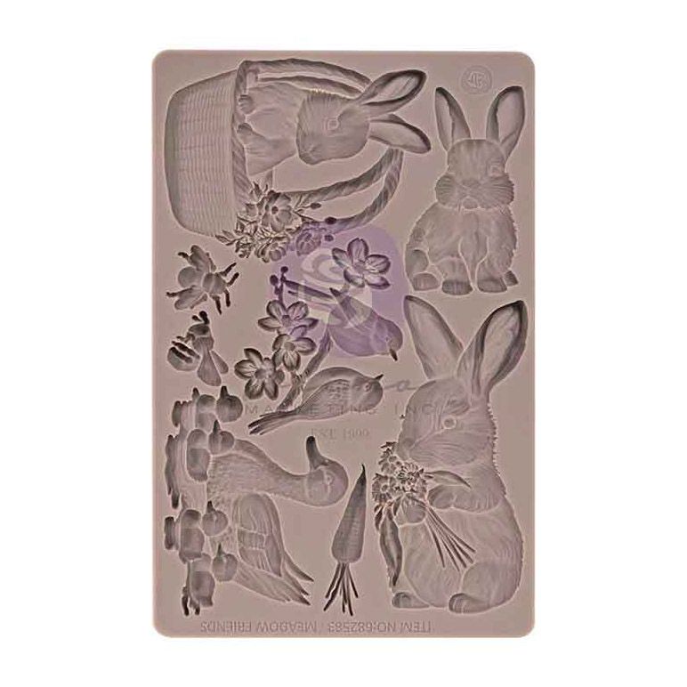 Prima Marketing Among The Wildflowers Garden Friends Mould 682583 Mould Alone
