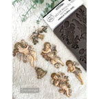 Prima Marketing Angelic Floral Noel ReDesign Decor Mould 677336 Christmas Decorations