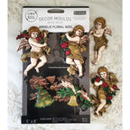Prima Marketing Angelic Floral Noel ReDesign Decor Mould 677336 Vintage Christmas