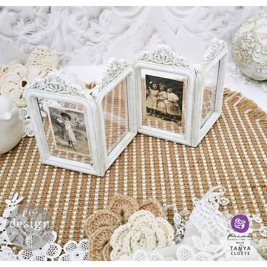 Prima Marketing Antique Gaze ReDesign Decor Mould 676353 Vintage Photo Frame