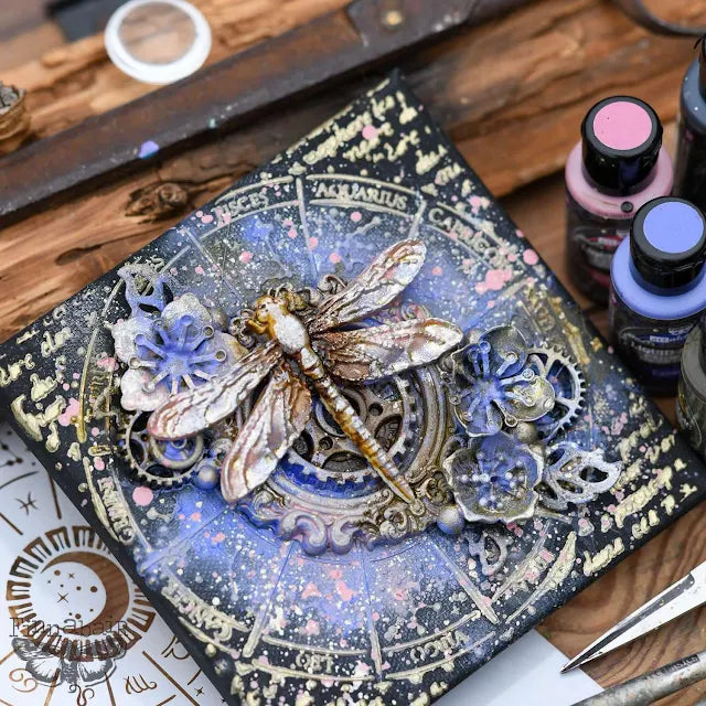 Prima Marketing Celestial Stencils Finnabair Art Alchemy 969981 Zodiak Layout | color-code:ALT01