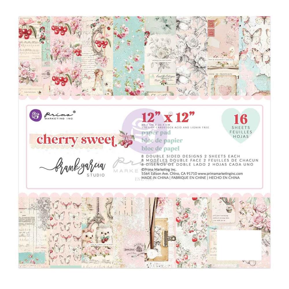 Prima Marketing Cherry Sweet 12 x 12 Paper Pad 981891 – Simon Says