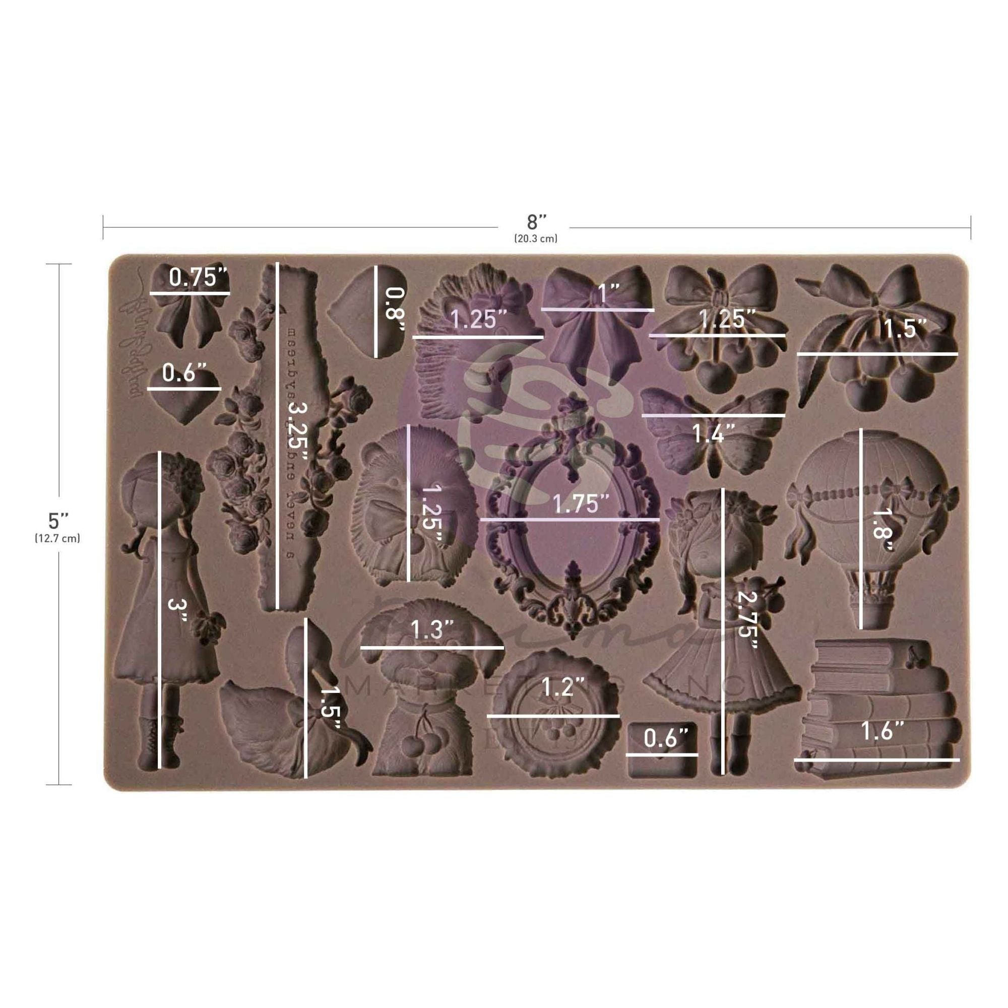 Prima Marketing Cherry Sweet ReDesign Decor Mould 982003 Detailed Image