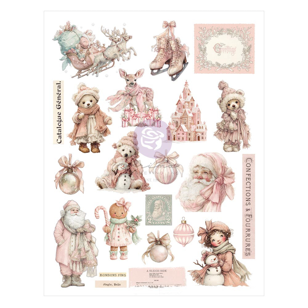 Prima Marketing Christmas Blush 8.5 x 11 Transfer Sheet 982669