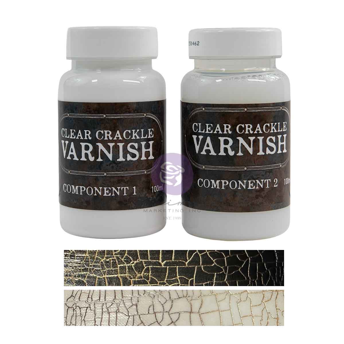 Prima Marketing Clear Crackle Varnish Set Art Extravagance 951917