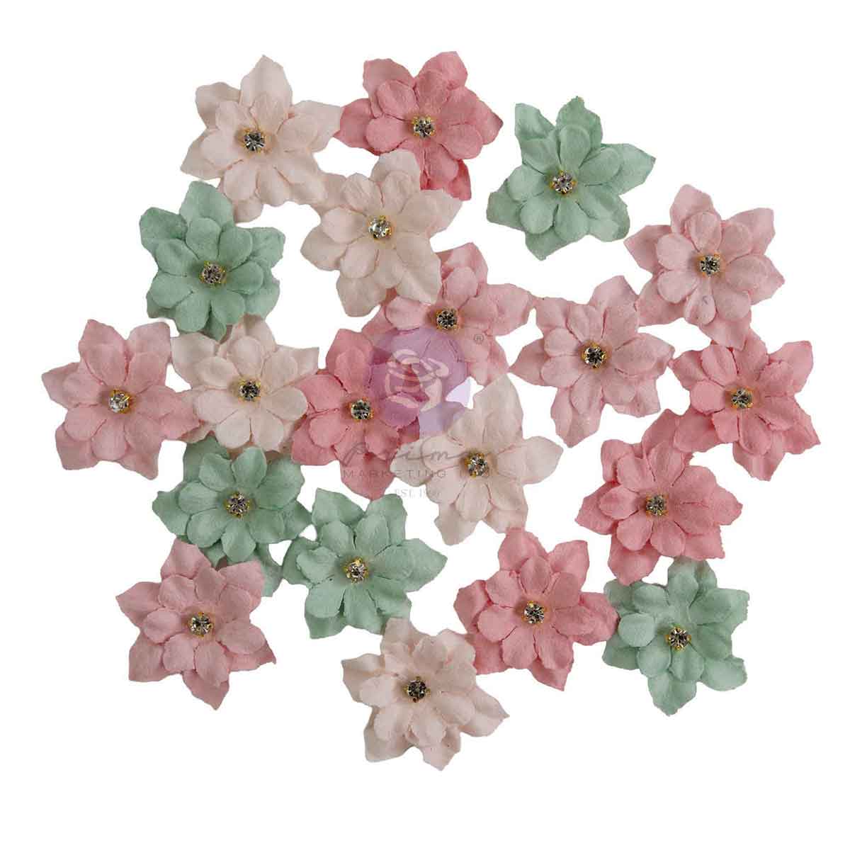 Prima Marketing Delicate Trimmings Buttons And Keepsakes Flowers 684723
