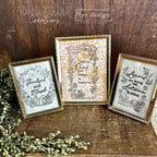 Prima Marketing Fall Sweet Fall ReDesign Clear Stamps 671419 Framed Samples