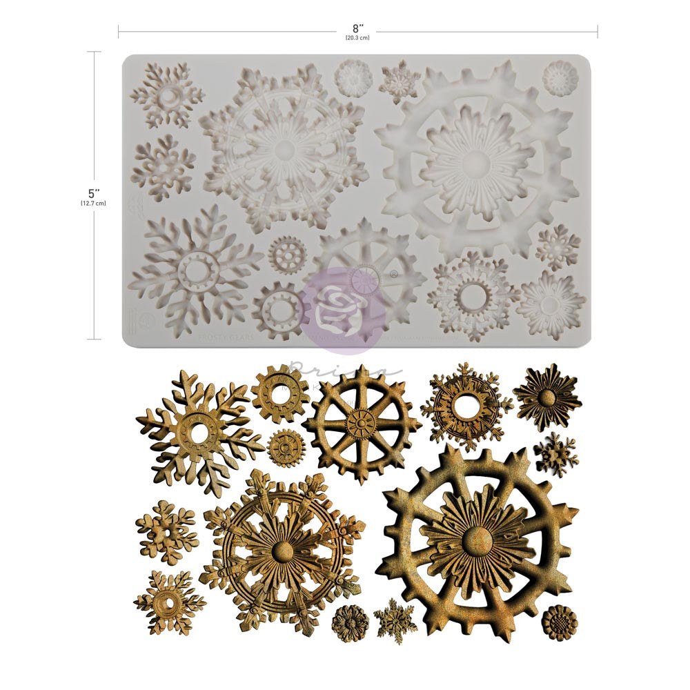 Prima Marketing Frosty Gears Finnabair Mould 951566