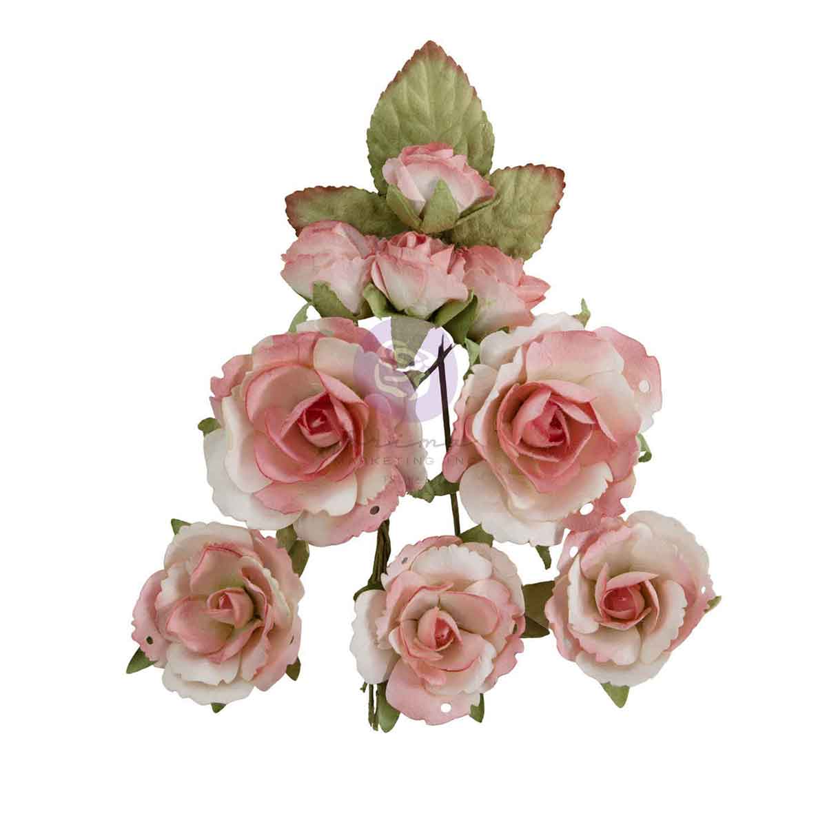 Prima Marketing Garden Rose Blush Homegrown Flowers 683672 Detailed Floral Image