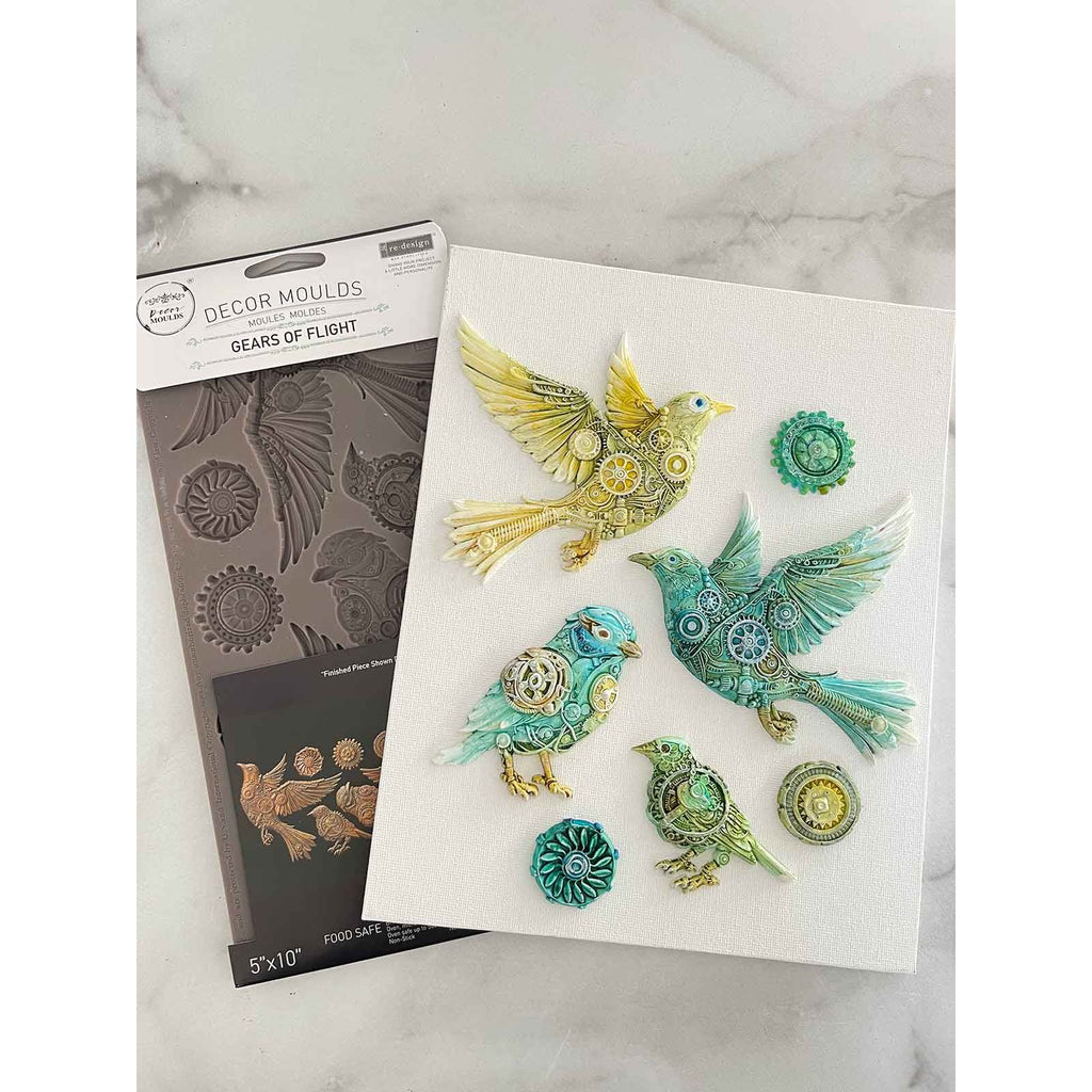 Prima Marketing Gears Of Flight ReDesign Decor Mould 673567 Detailed Product Image