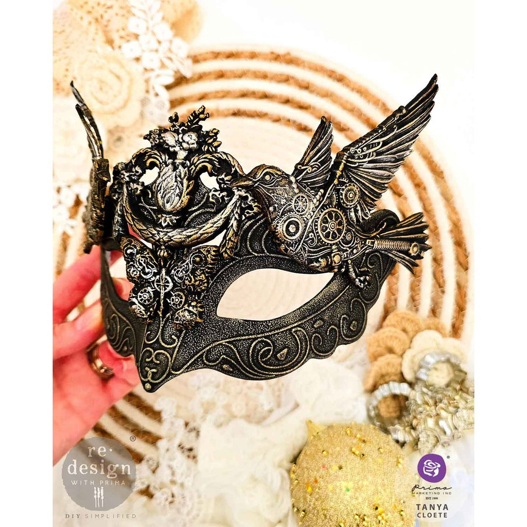 Prima Marketing Gears Of Flight ReDesign Decor Mould 675141 Steampunk Mask