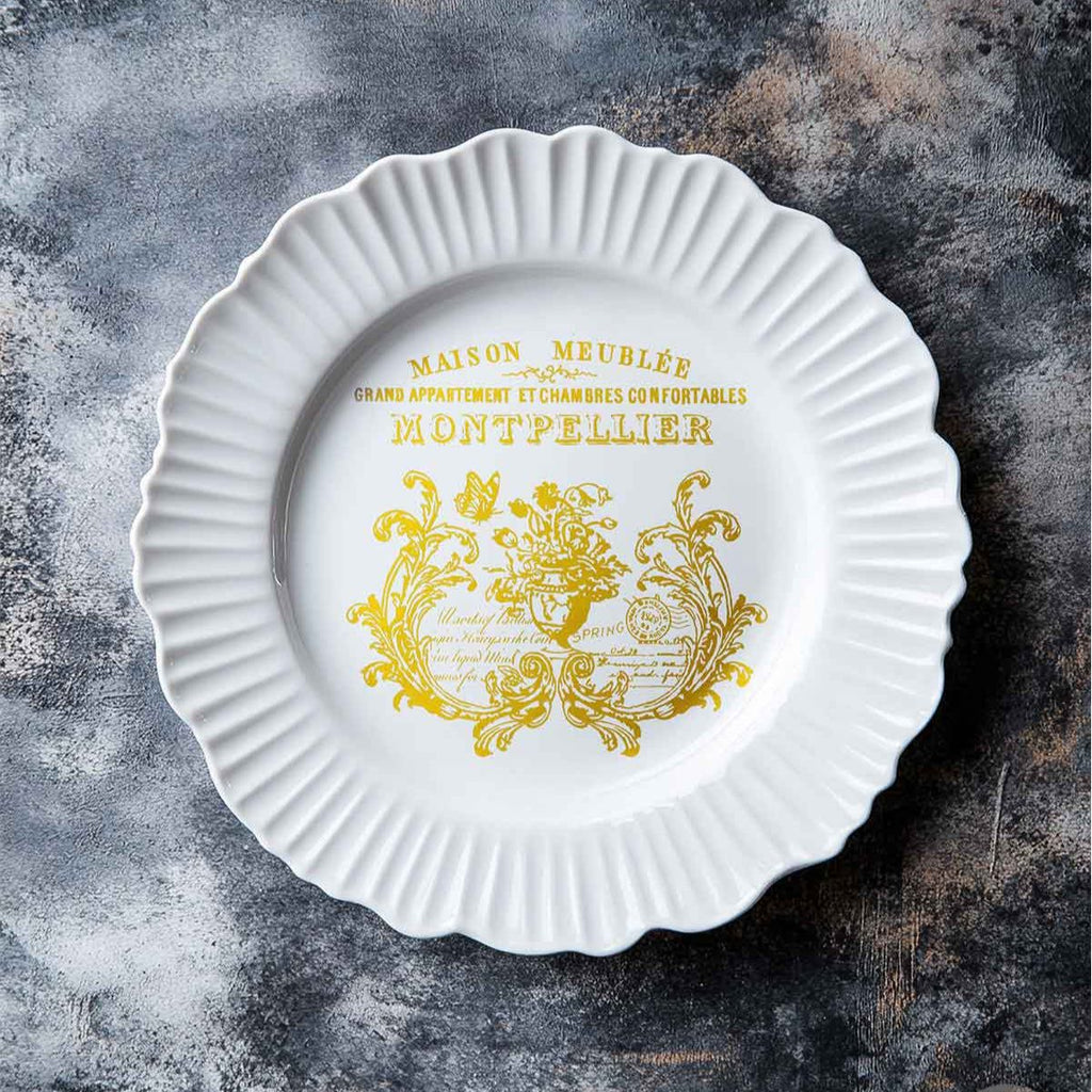 Prima Marketing Gold Gilded Memories ReDesign H2O Transfers 678234 Plate Design