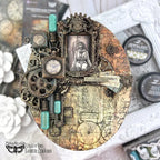 Prima Marketing Halves And Quarters Finnabair Mould 951399 Steampunk Canvas | color-code:ALT03