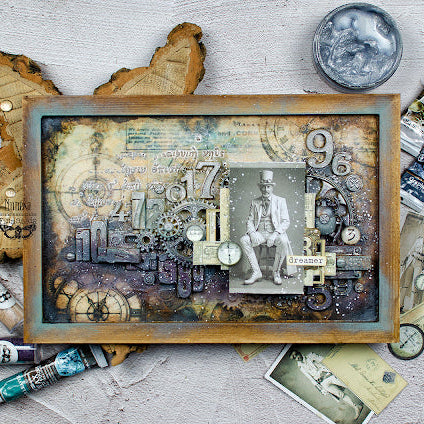 Prima Marketing Halves And Quarters Finnabair Mould 951399 Steampunk Dreamer | color-code:ALT02