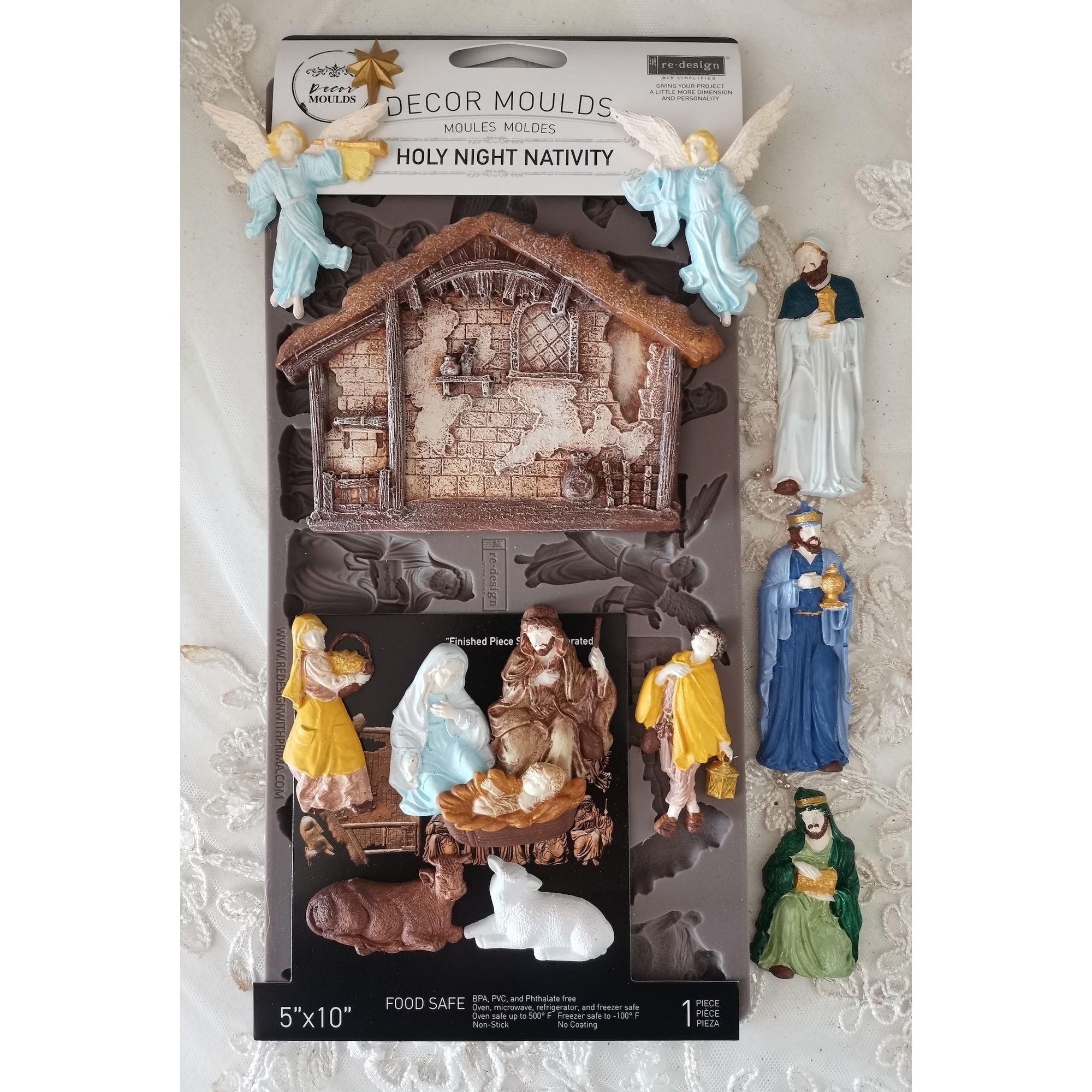 Prima Marketing Holy Night Nativity ReDesign Decor Mould 677442 Product Image