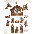 Prima Marketing Holy Night Nativity ReDesign Decor Mould 677442 Product Image Vintage Christmas