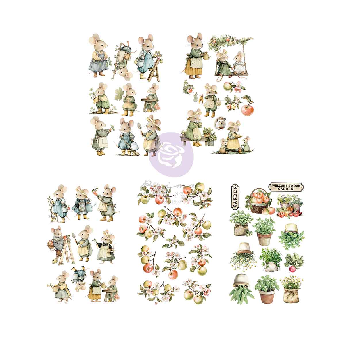 Prima Marketing Homegrown 5 x 8 Sticker Pack 683580