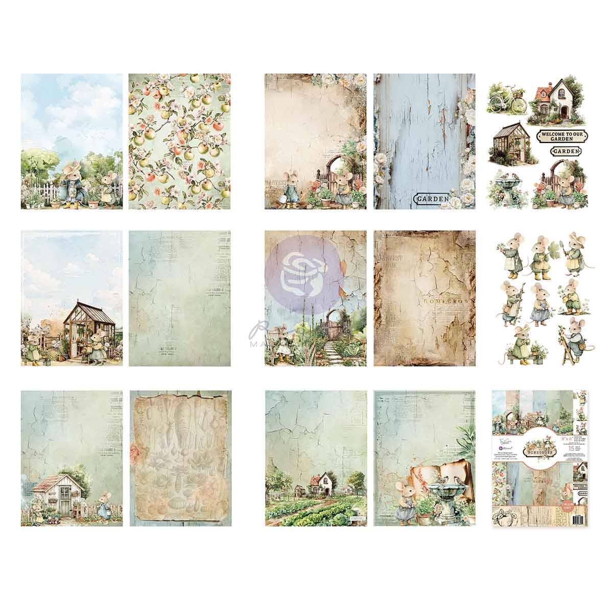 Prima Marketing Homegrown 6 x 8 Paper Pad 683405