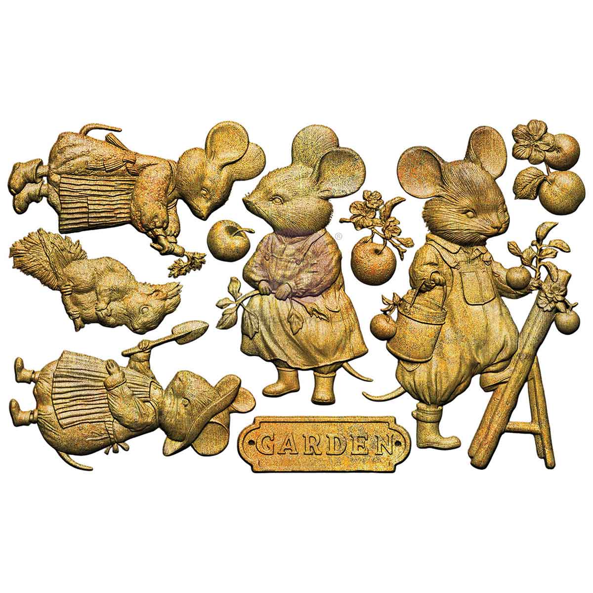 Prima Marketing Homegrown Tiny Gardeners Decor Mould 683528
