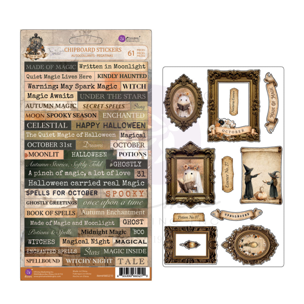 Prima Marketing Made Of Magic Chipboard Stickers 684891
